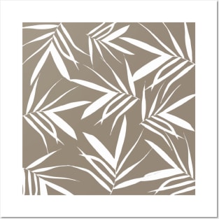 brown leaves decor Posters and Art